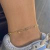İkili Charm Detaylı  Halhal resmi