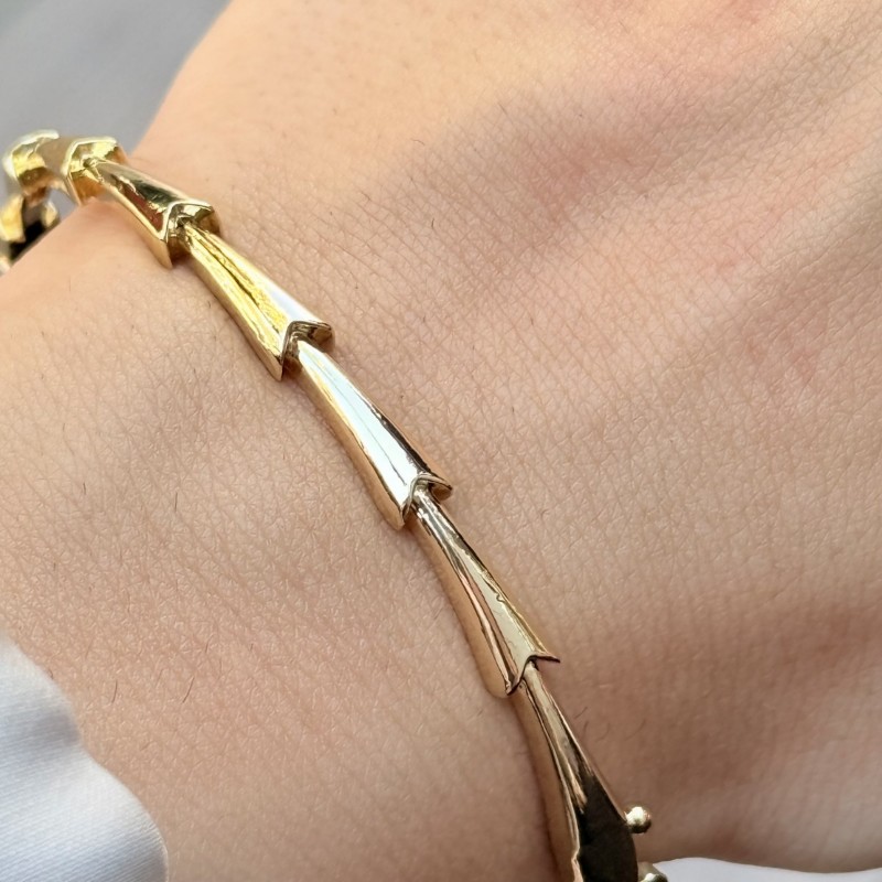 Altın Diken Detaylı Bileklik resmi