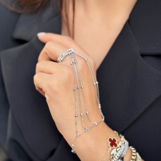 Zincir Damlalı Şahmeran (Silver) resmi