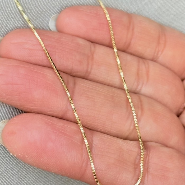 Mikro Boncuk & Silindir Zincir Kolye resmi