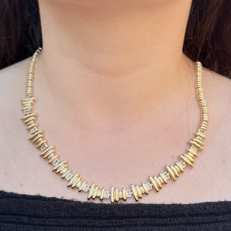 Ripple Spiral Baget Kolye resmi