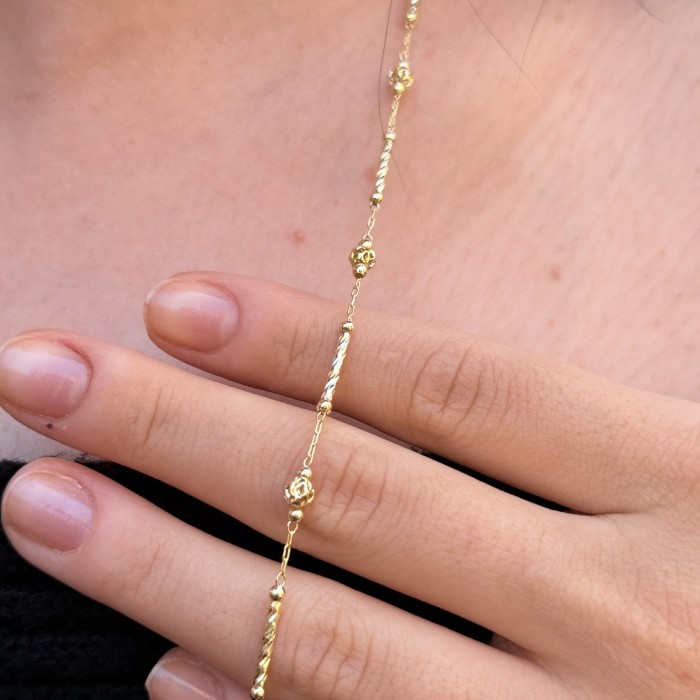 Long Minimal Uzun Zincir Kolye resmi