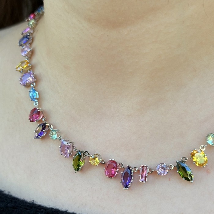 Candy Renkli Taş Kolye resmi