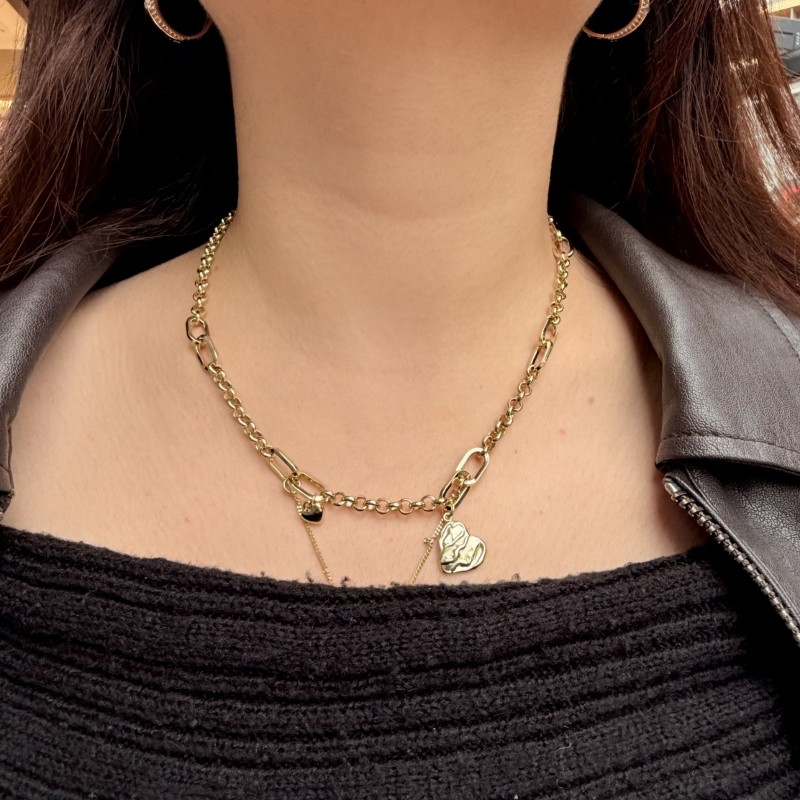 Charm Kalpli Zincir Kolye resmi