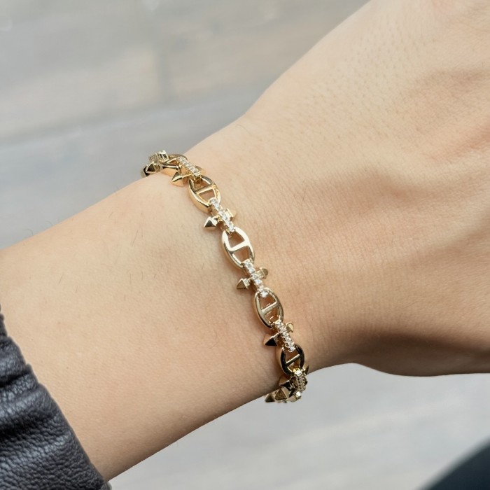 Edge Spike Zincir Bileklik resmi