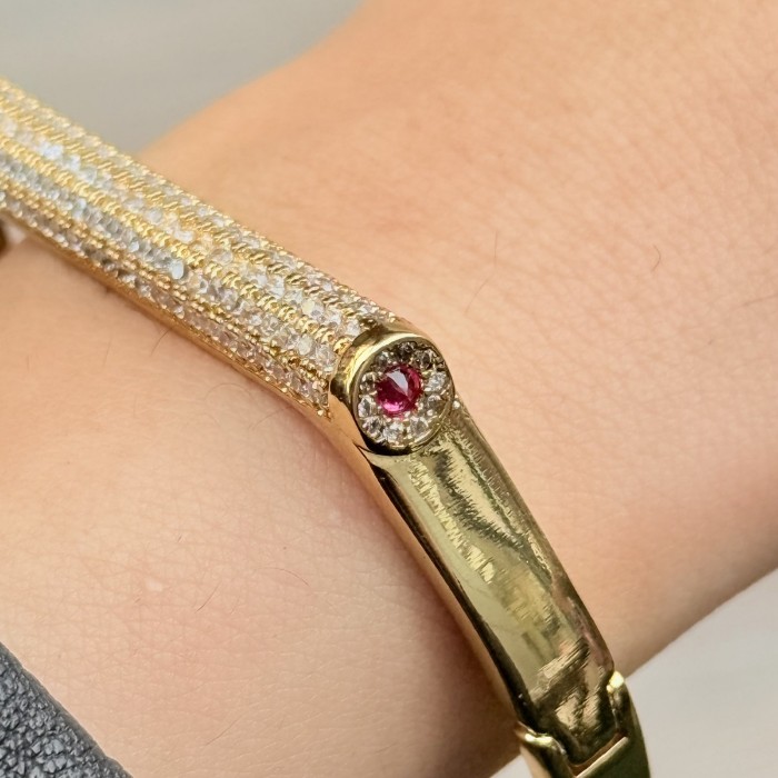 Luxe Bar Manşet Bileklik (Gold) resmi