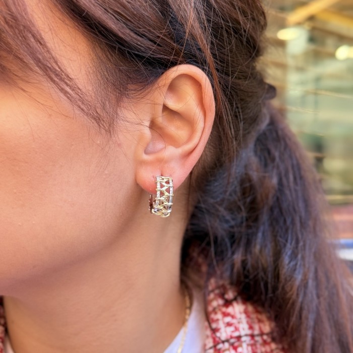 Sphere Charm Küpe resmi