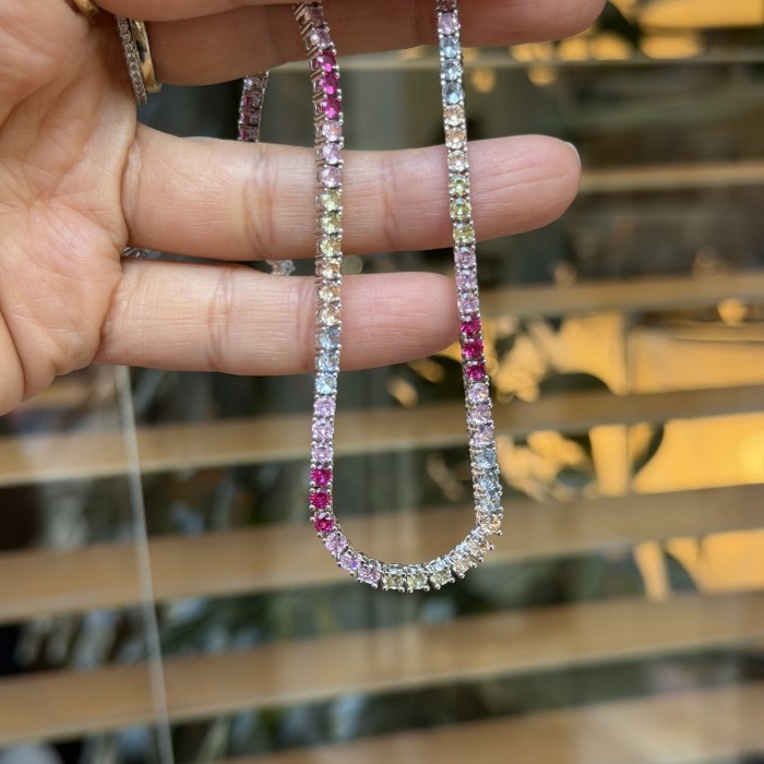Pembe Suyolu Kolye   resmi