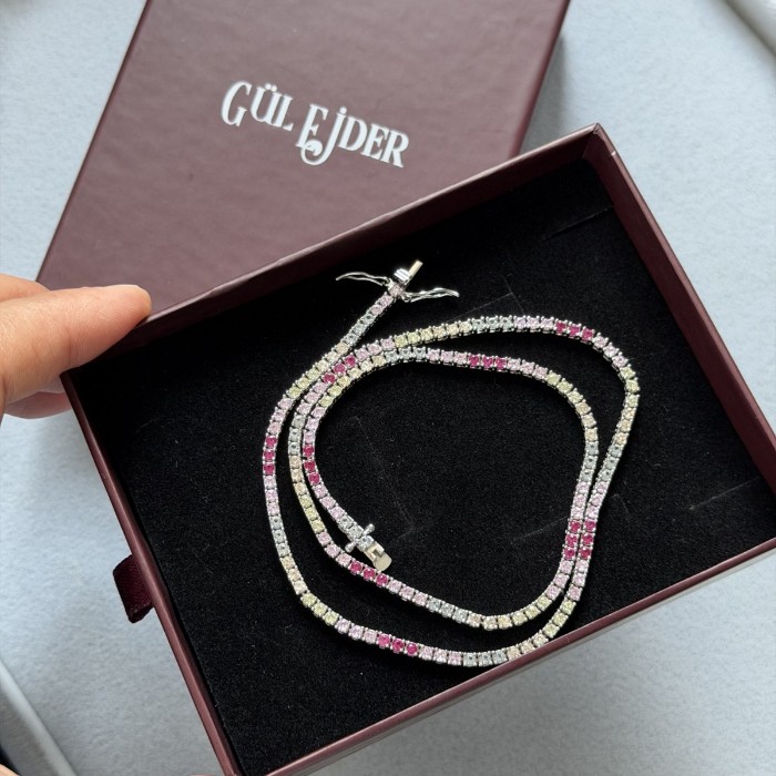 Pembe İnce Suyolu Kolye   resmi