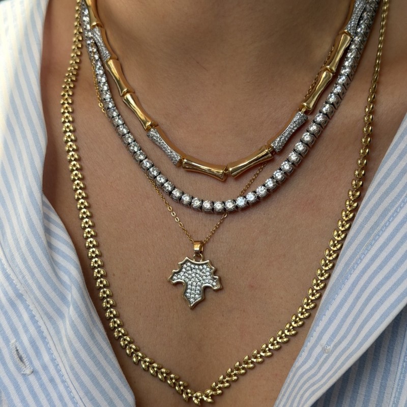 Çınar Yaprak Kolye  resmi