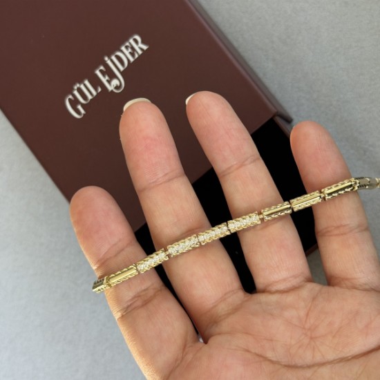 Ortası Taşlı Bileklik   resmi