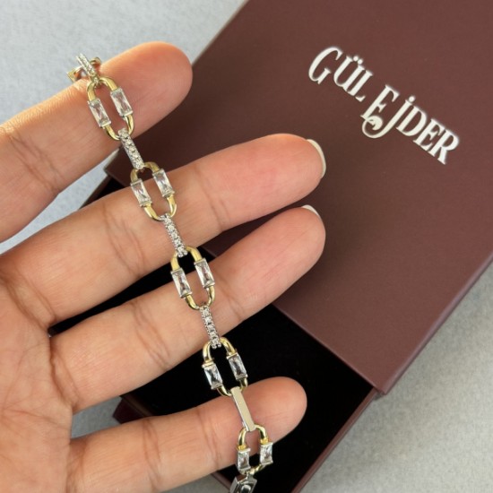 Oval Taşlı Bileklik  resmi