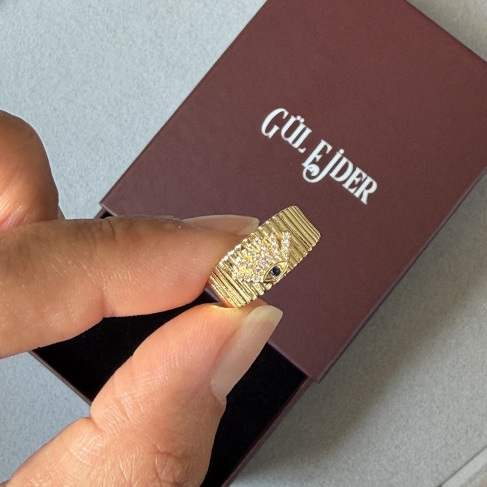 Göz Plak Serçe Yüzük  resmi