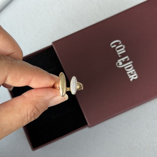 Plaka Taşlı Yüzük  resmi